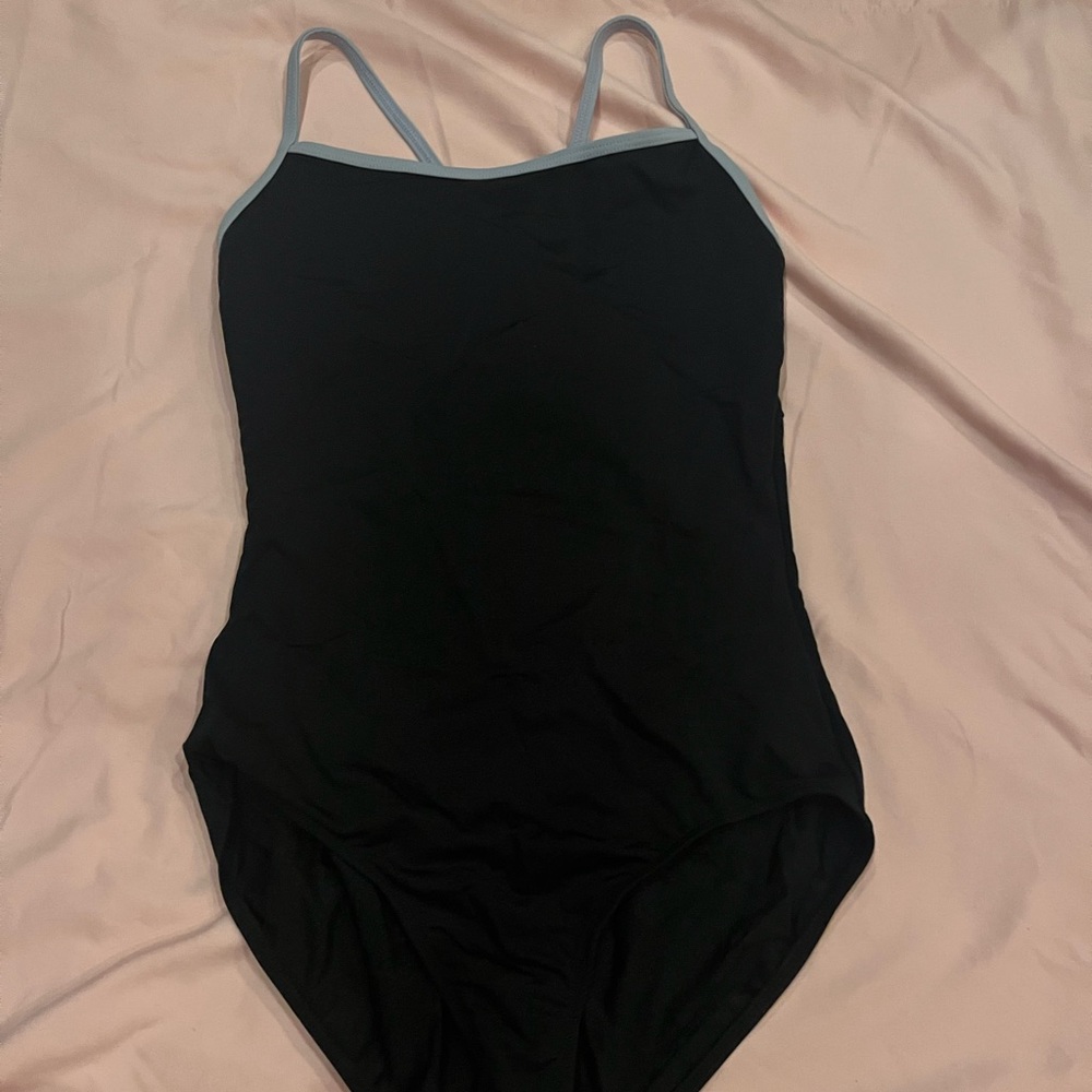 Black and violet Mariia adult large ballet leotard